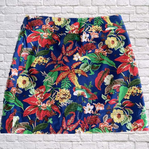 Short de bain vert grande taille imprimé tropical avec une coupe droite à 3 poches